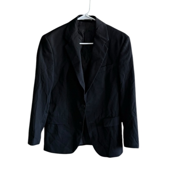 ZARA Black Two Buttons Closure Blazer Size Small - Picture 2 of 16